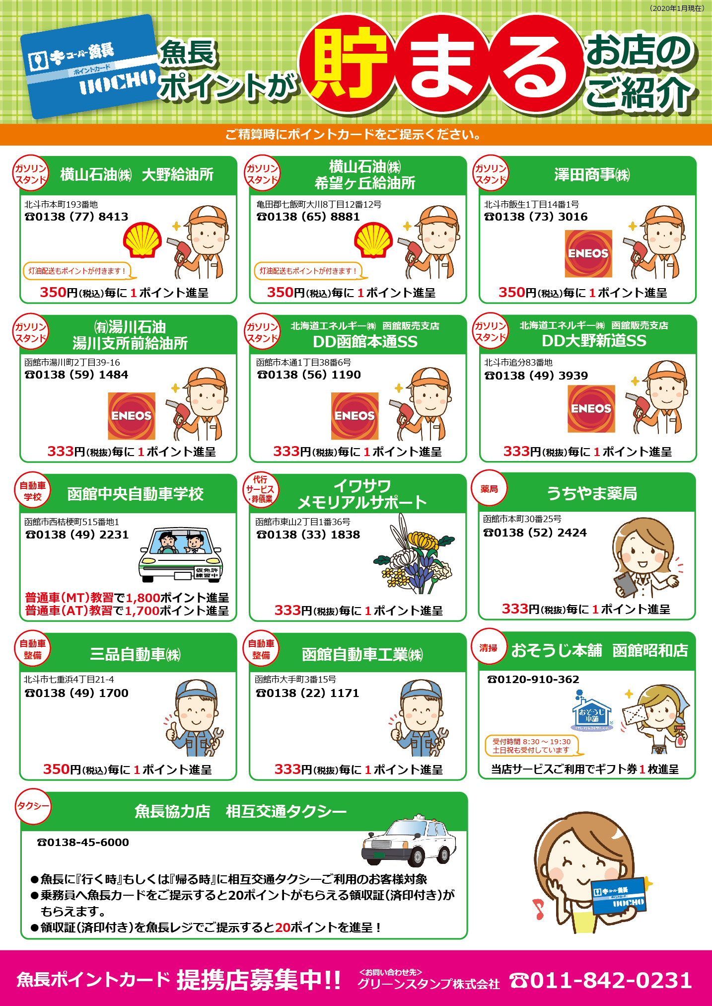 サービスのご案内 函館一の生鮮鮮魚の品揃え スーパー魚長